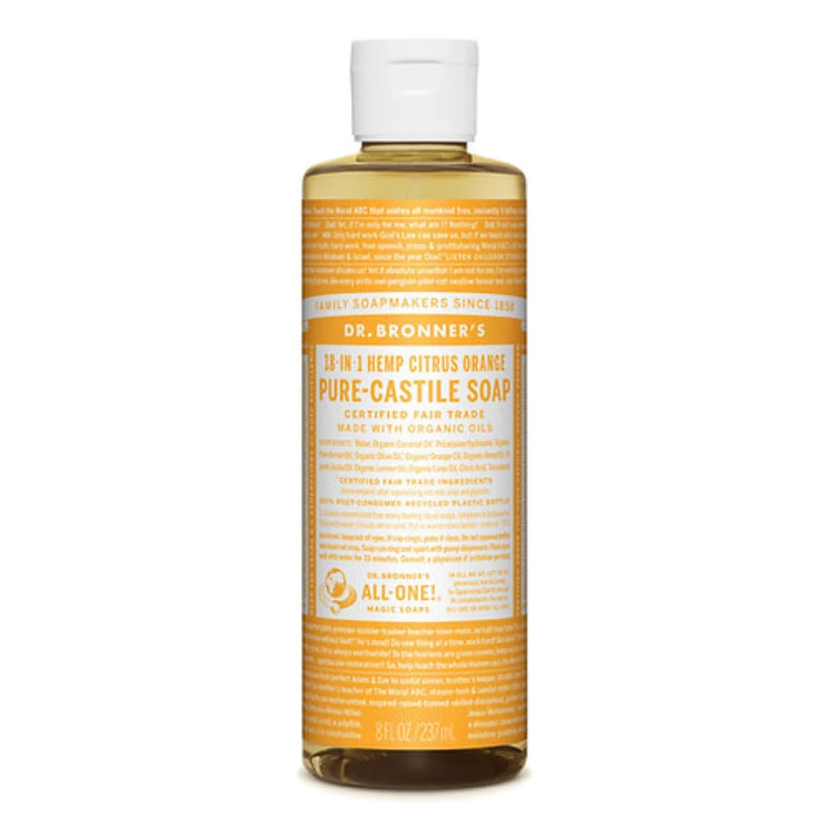 Dr. Bronner's Citrus Pure Castille Liquid Soap 237ml