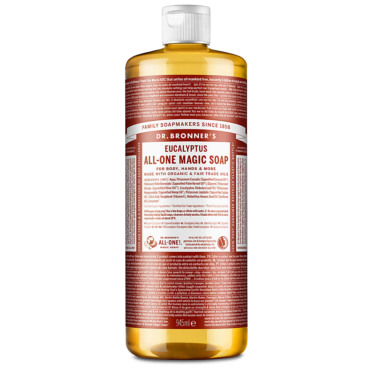 Dr. Bronner's Eucalyptus All-One Magic Soap 945ml