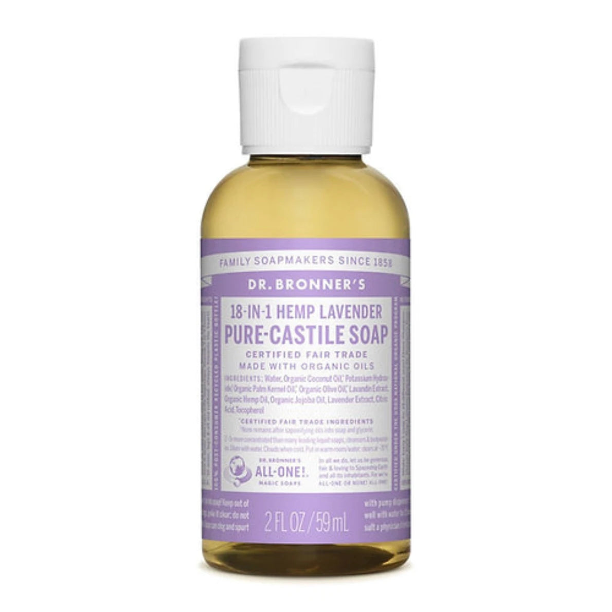 Dr. Bronner's Lavender All-One Magic Soap 59ml