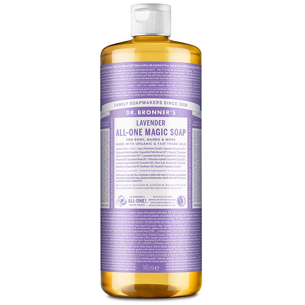 Dr. Bronner's Lavender All-One Magic Soap 945ml