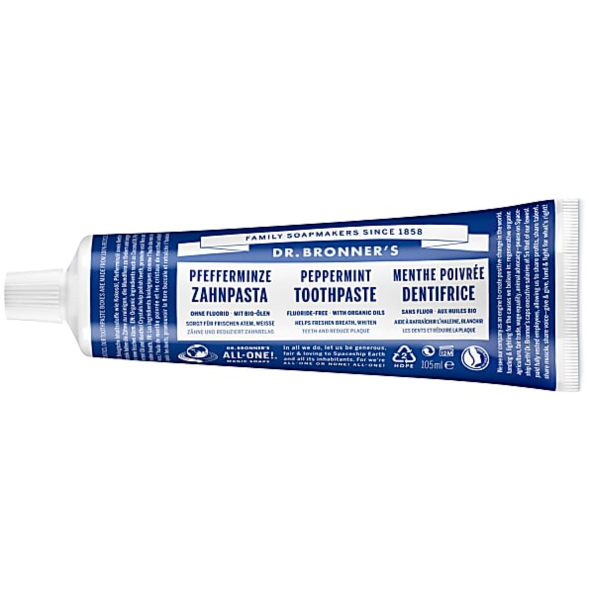 Dr. Bronner's Peppermint All-One Toothpaste 140gr