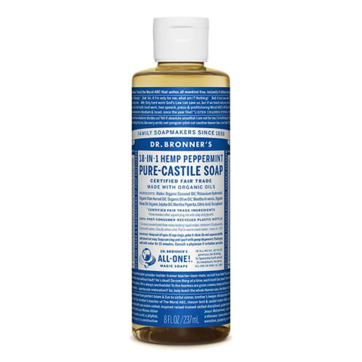Dr. Bronners Peppermint - Pure Castille Liquid Soap 237ml