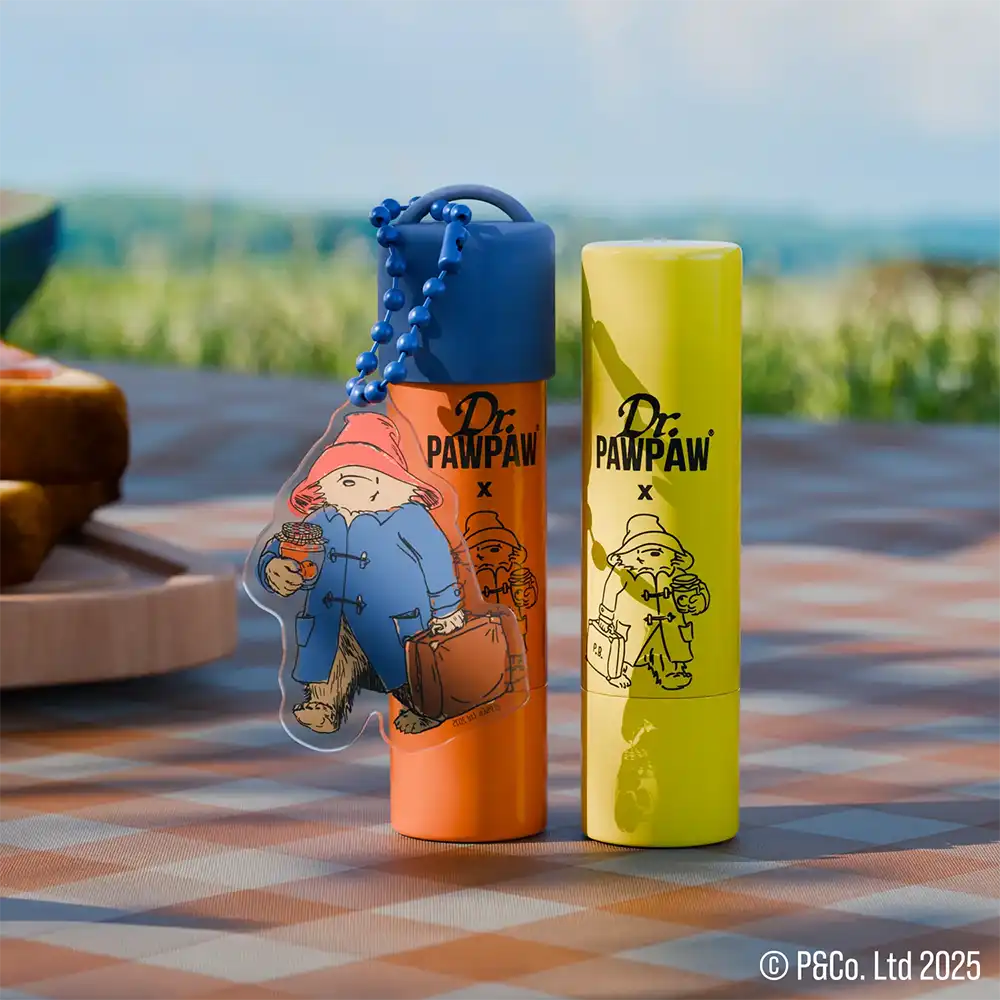 Dr. PawPaw Paddington Bear Lip Balm Duo + Keyring 2x4g