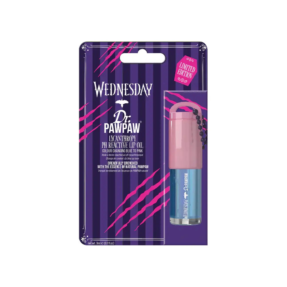 Dr. PawPaw x Wednesday Lycanthropy pH Reactive Lip Oil