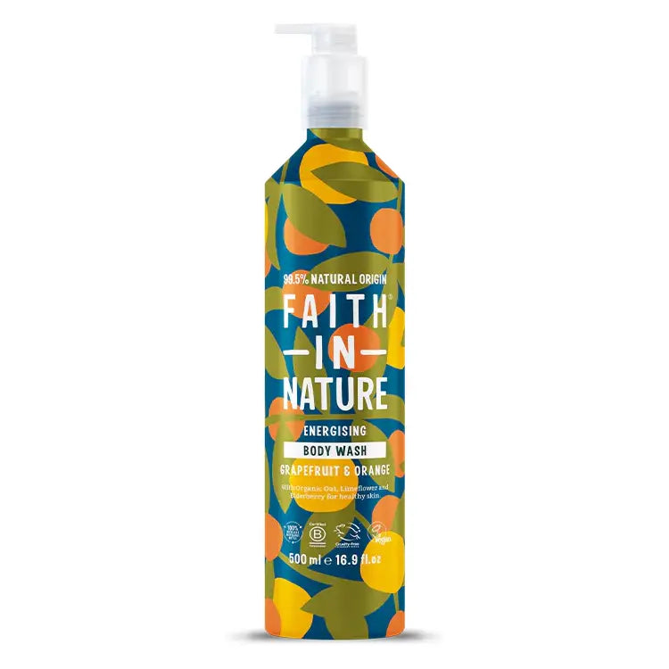 Faith In Nature Energising Body Wash 500ml