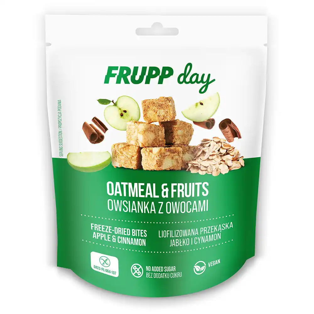 Frupp Day Oatmeal Freeze-Dried Apple & Cinnamon Bites