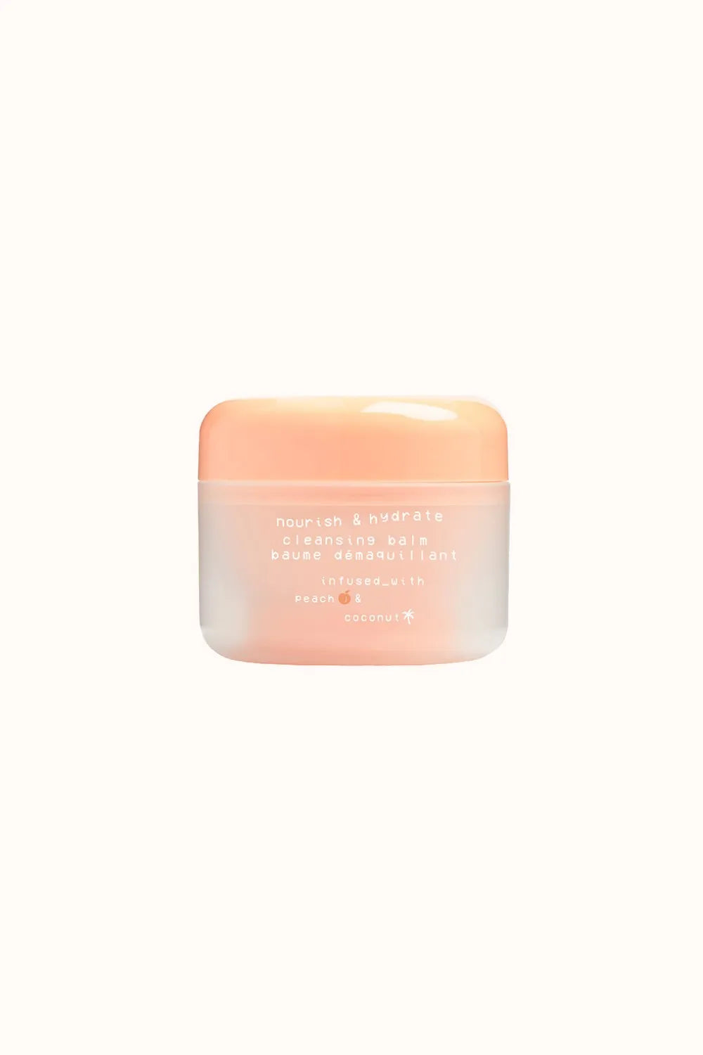Glow Hub Nourish & Hydrate Peach Cleansing Balm 100g