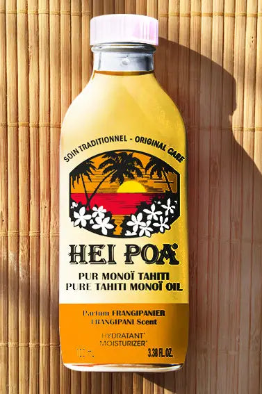 Hei Poa Pure Tahiti Monoi oil Frangipani Scent 100ml