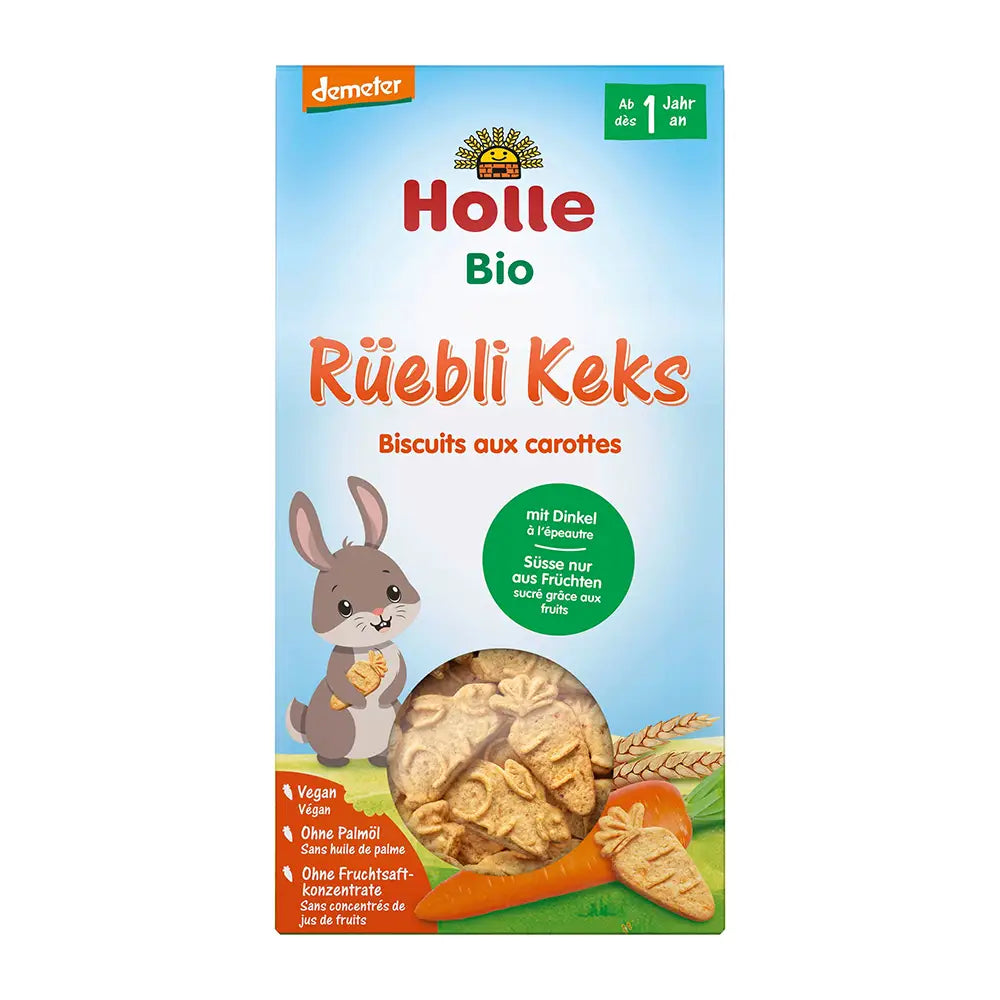 Holle Organic Carrot & Spelt Biscuits 125g