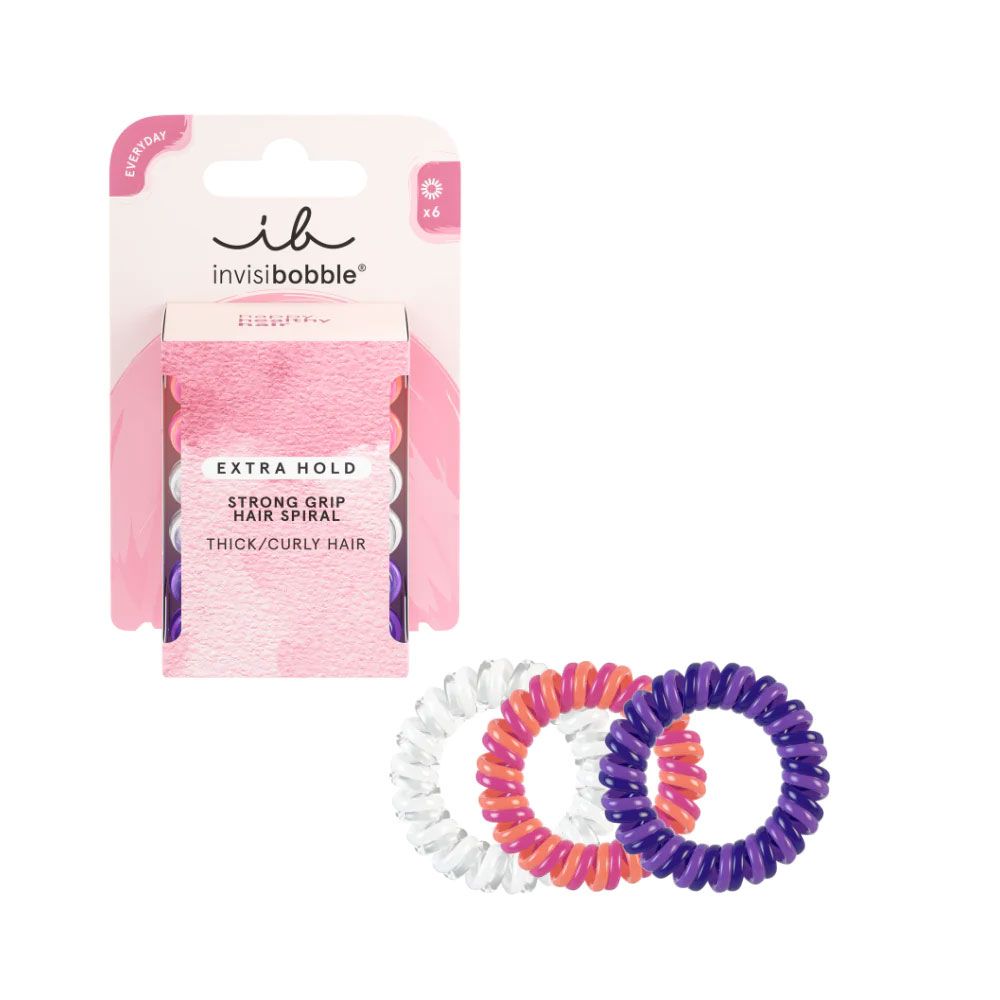Invisibobble® Extra Hold Hair Spiral 6pcs 