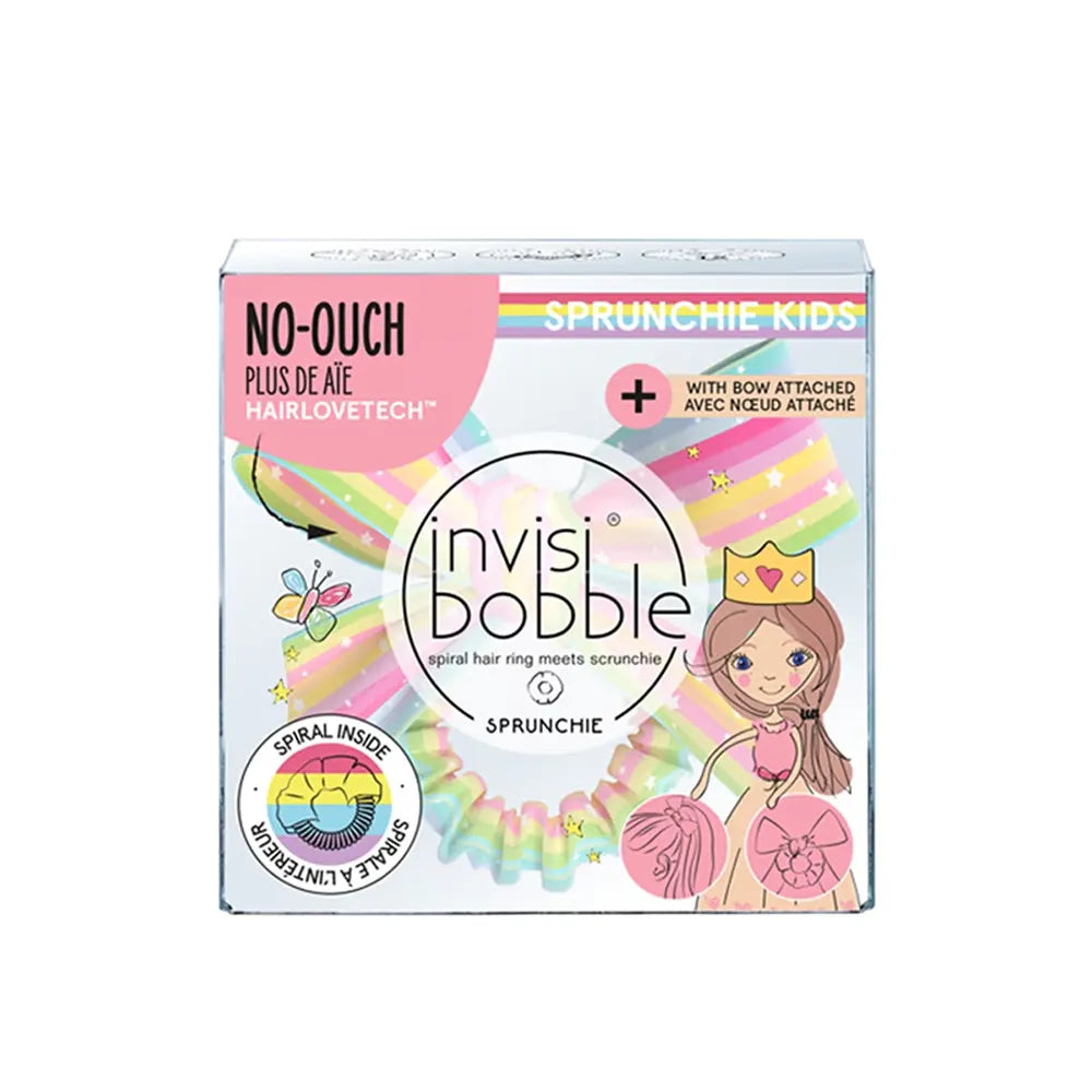 Invisibobble® Kids Sprunchie Slim Bow Lets Chase Rainbows