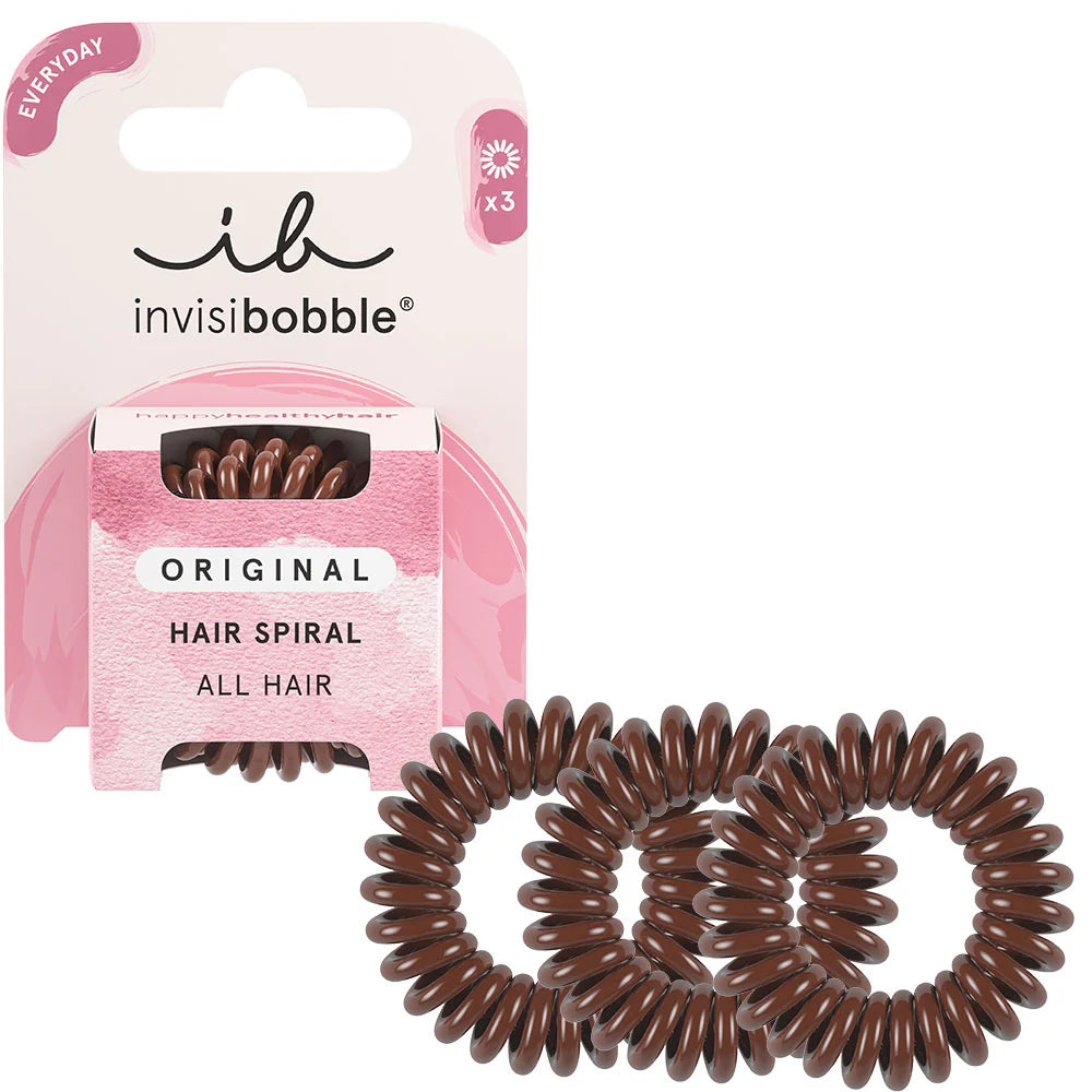 Invisibobble® Original Pretzel Brown 3pcs