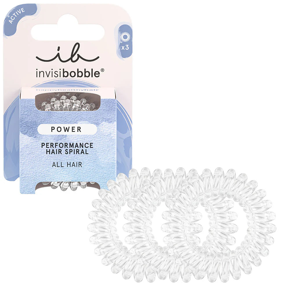 Invisibobble® Power Crystal Clear 3pcs