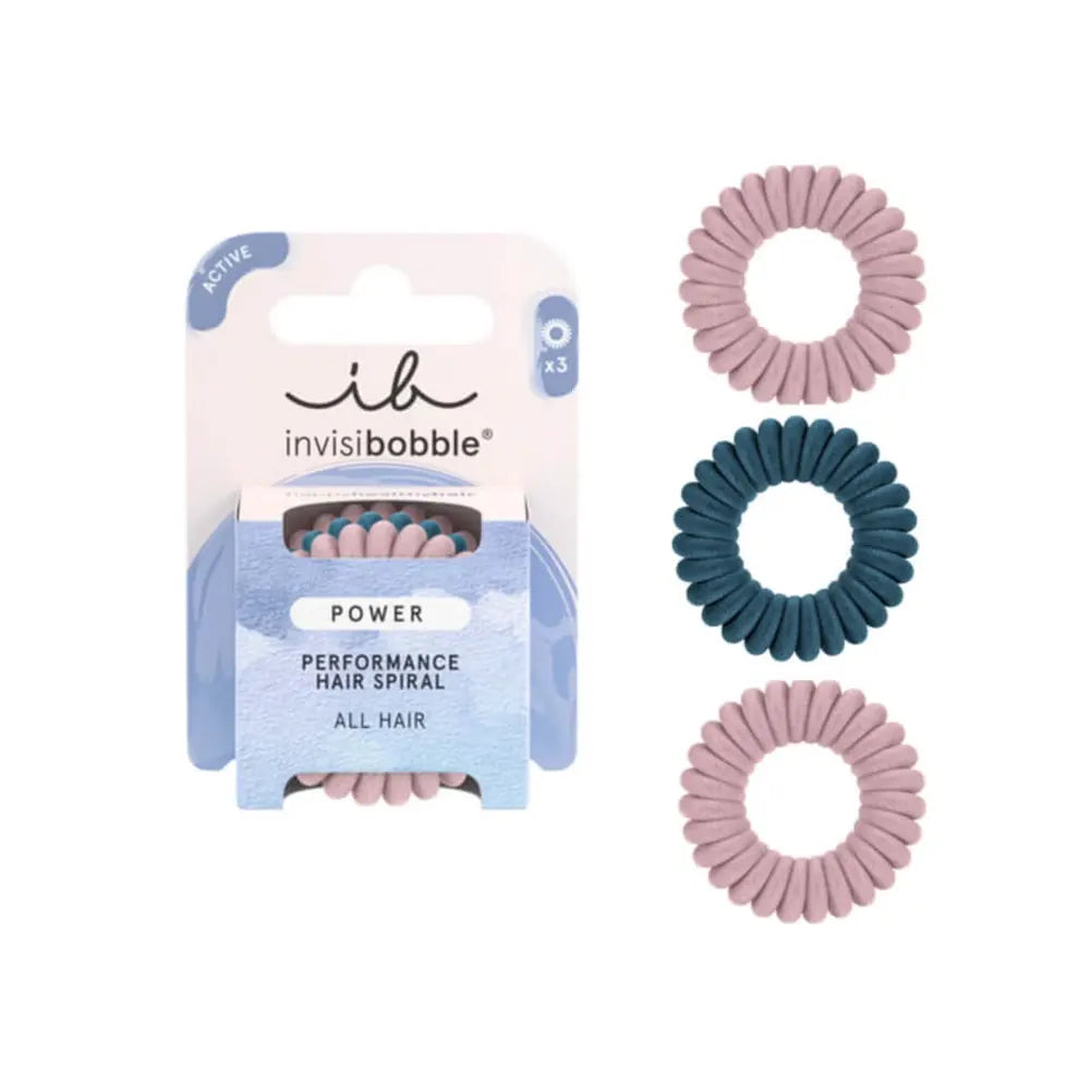 Invisibobble® Power Rose & Ice Hair Spiral 3pcs