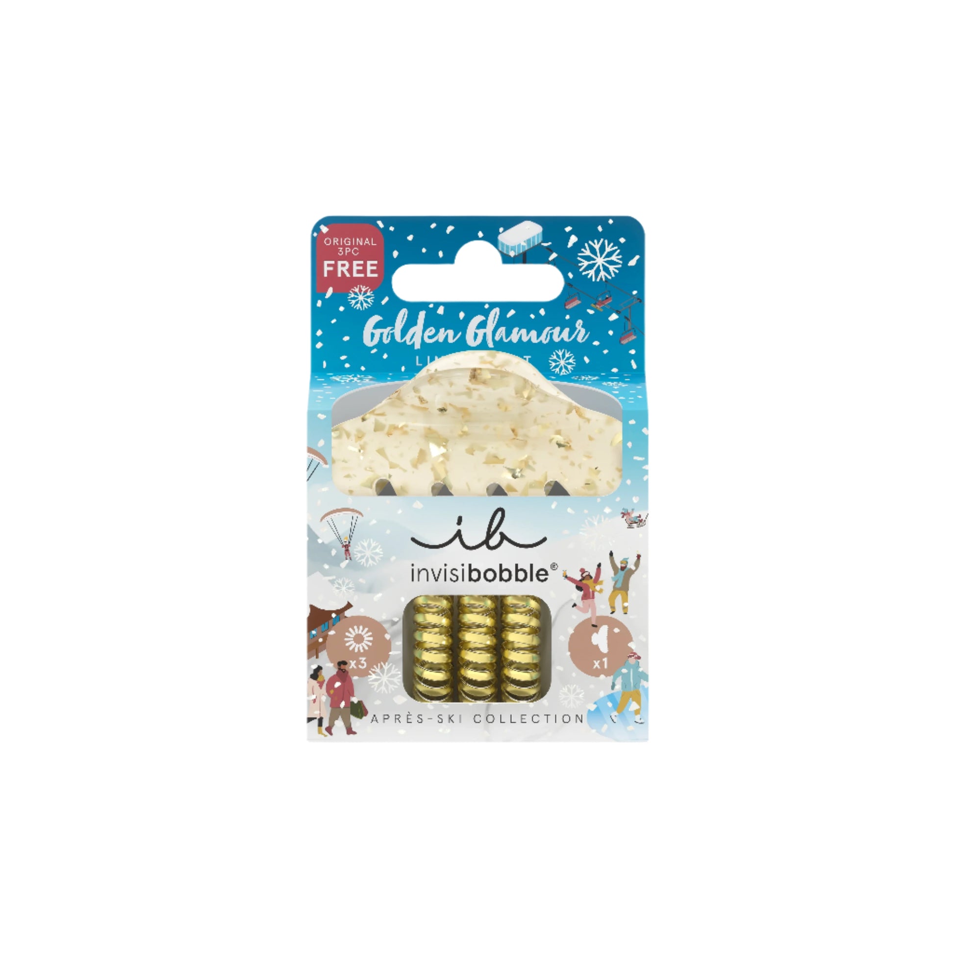 Invisibobble® SET Après-Ski Golden Glamour