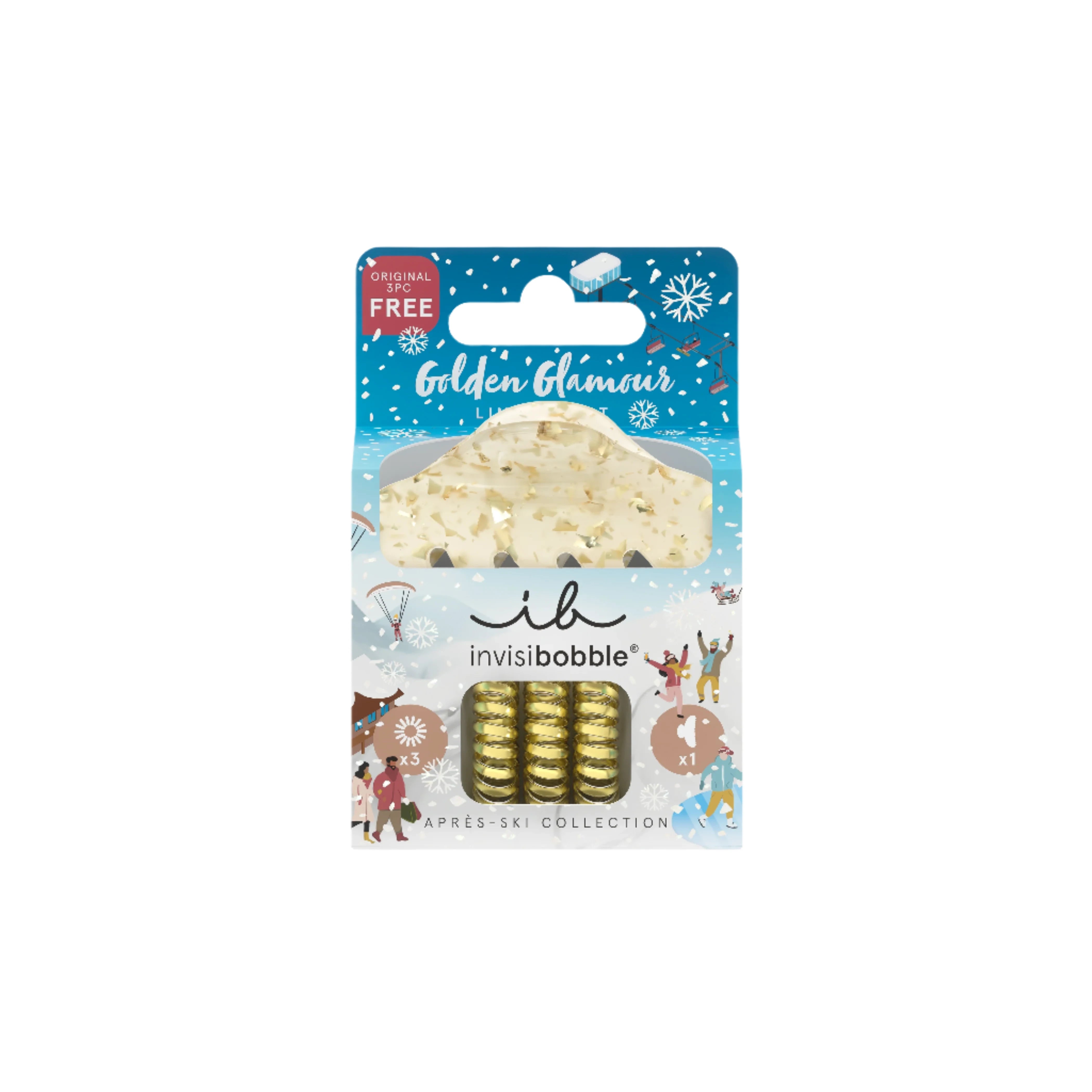 Invisibobble® SET Après-Ski Golden Glamour