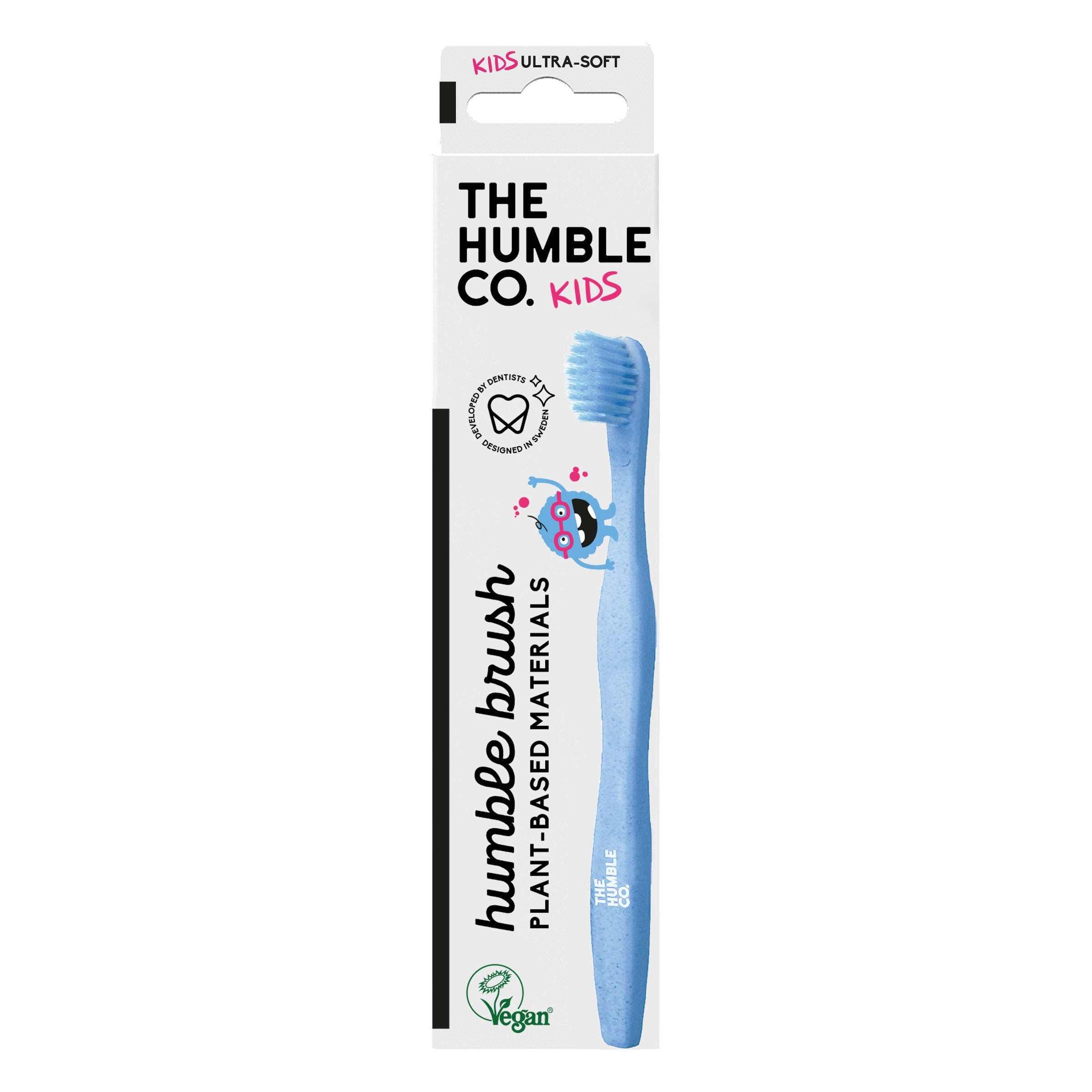 The Humble Co. Plant-Based Kids Toothbrush Blue