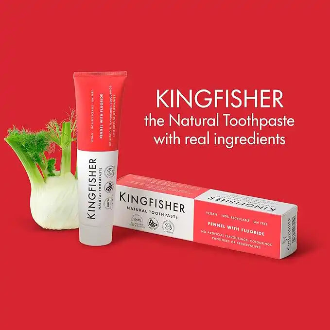 Kingfisher Natural Toothpaste Fennel with Fluoride 100ml