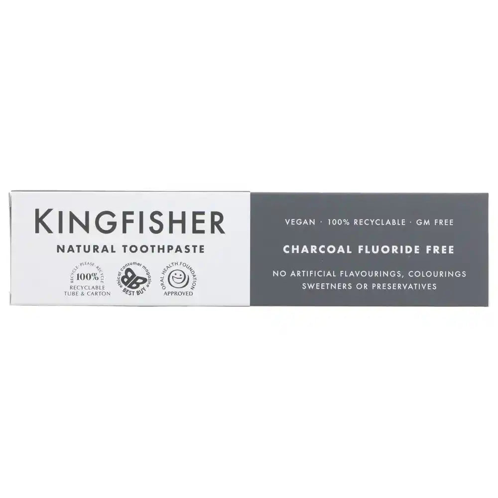 Kingfisher Whitening Charcoal Fluoride Free Toothpaste