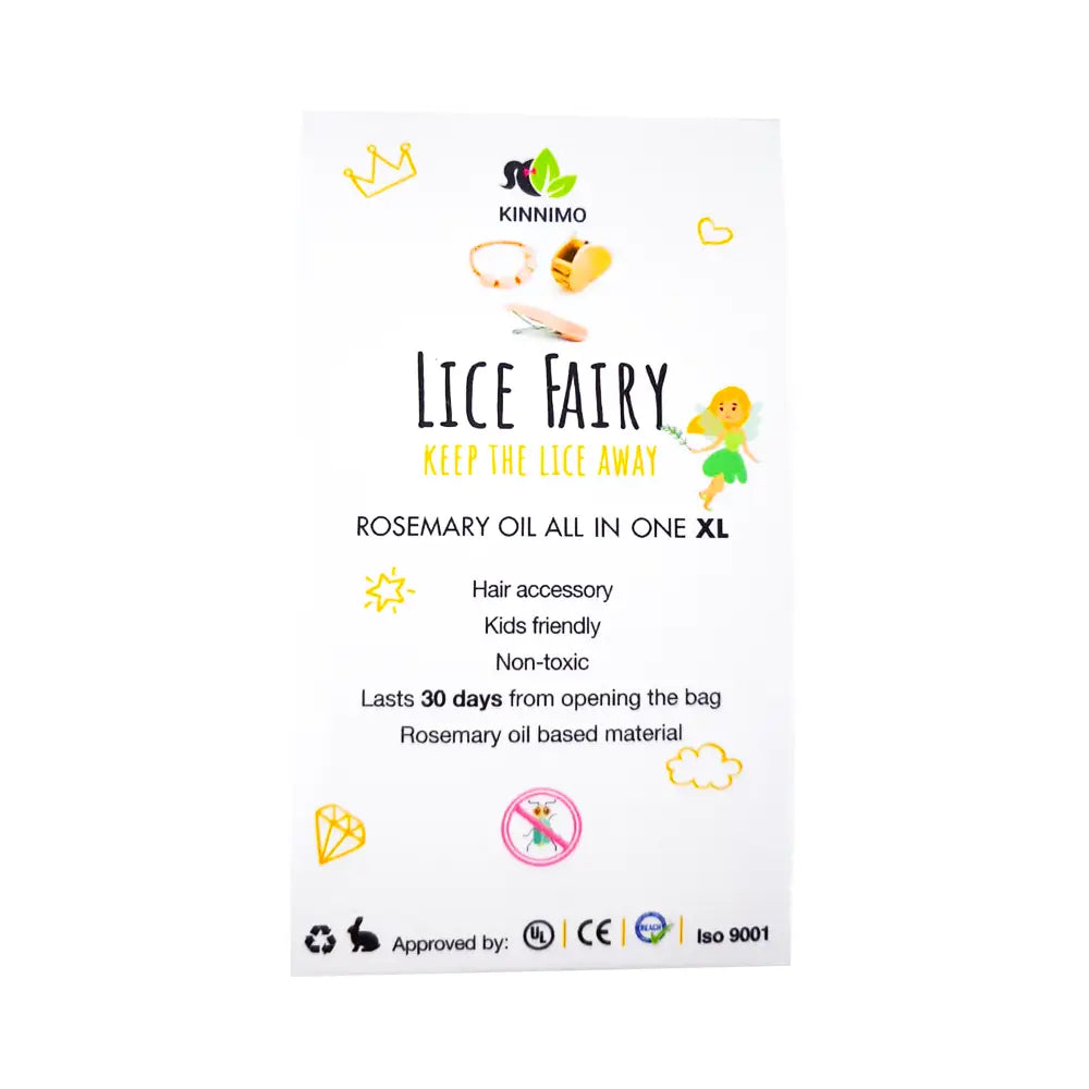 Kinnimo Lice Fairy Rosemary Snap Clips All-in-One XL