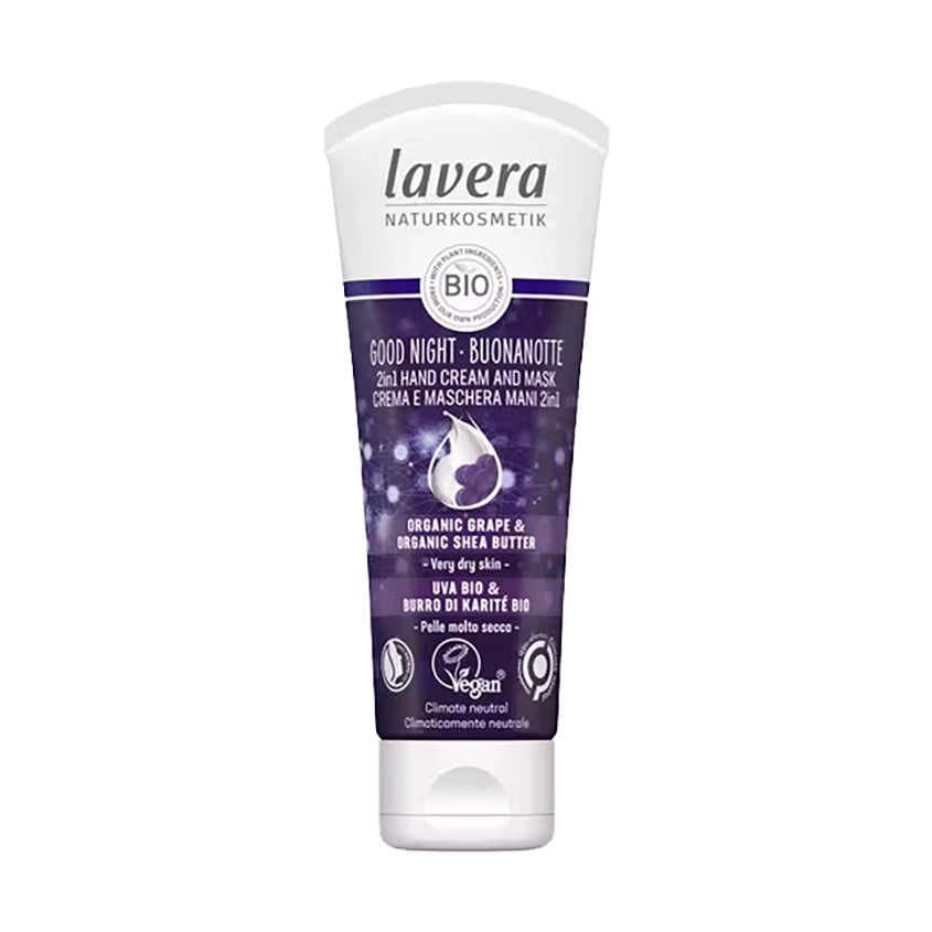 Lavera Good Night 2in1 Hand Cream and Mask 75ml