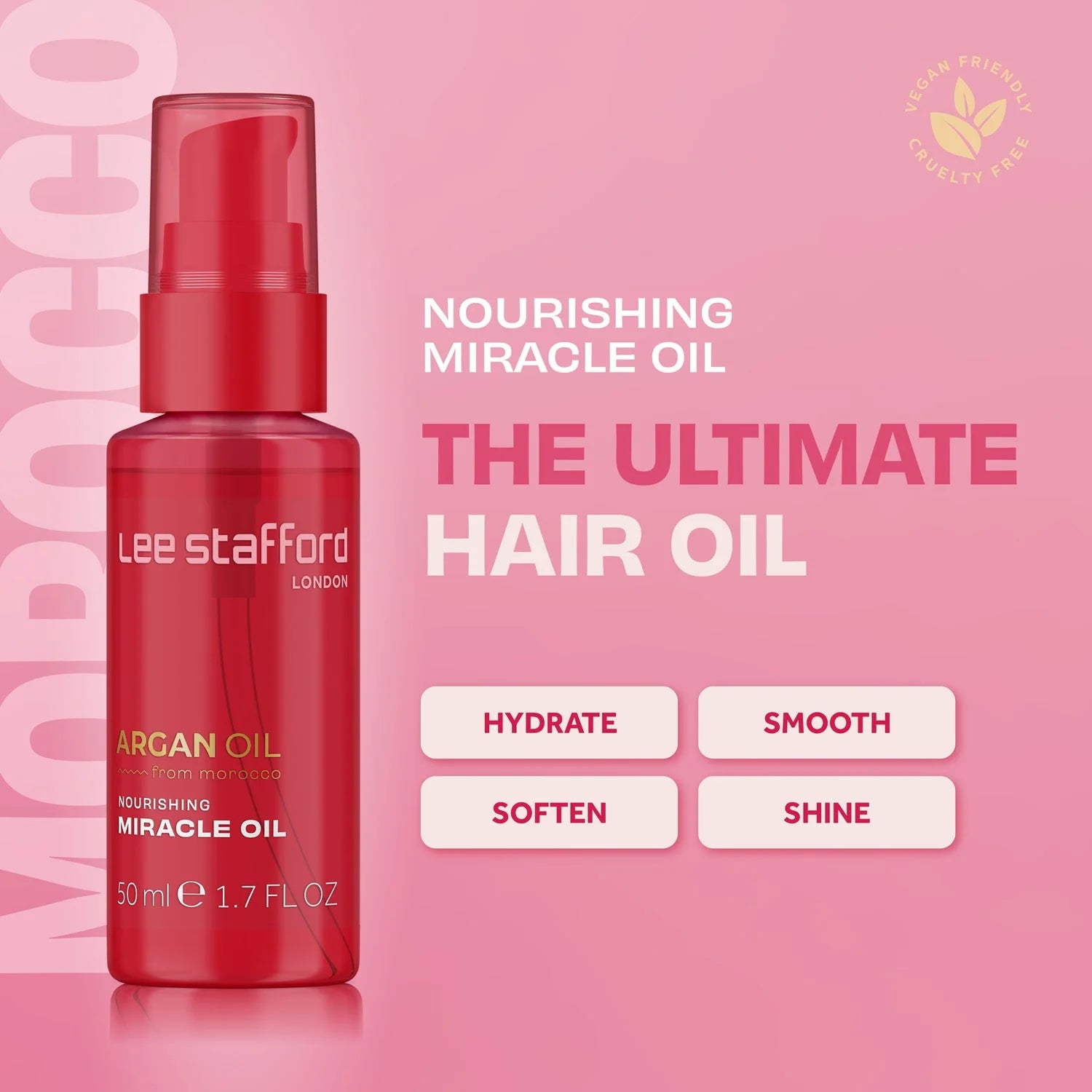 Lee Stafford Argan Oil Nourishing Miracle Oil 50ml