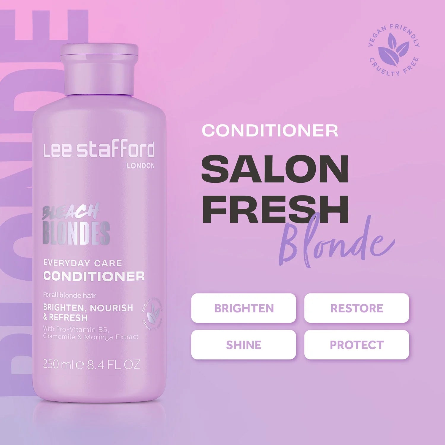 Lee Stafford Bleach Blondes Everyday Care Conditioner 250ml