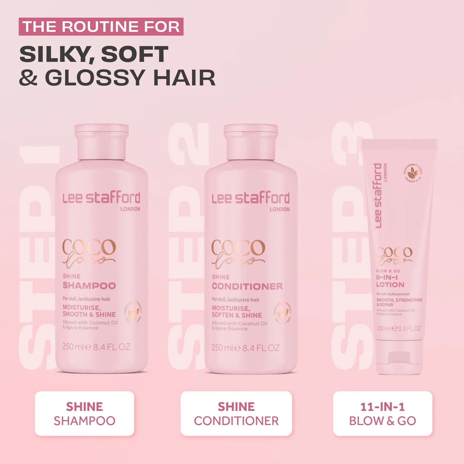 Lee Stafford Coco Loco Blow & Go 11-in-1 Lotion 100ml
