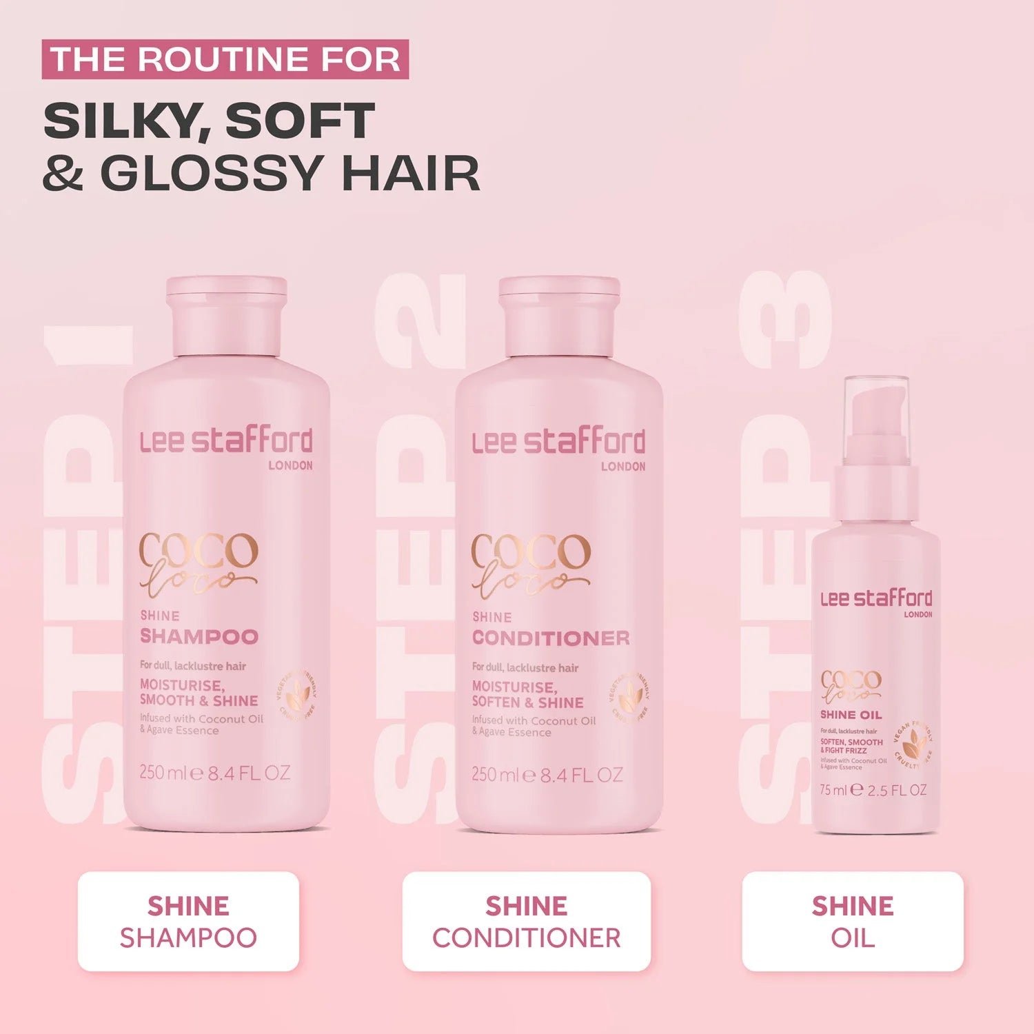 Lee Stafford Coco Loco Shine Oil 75ml