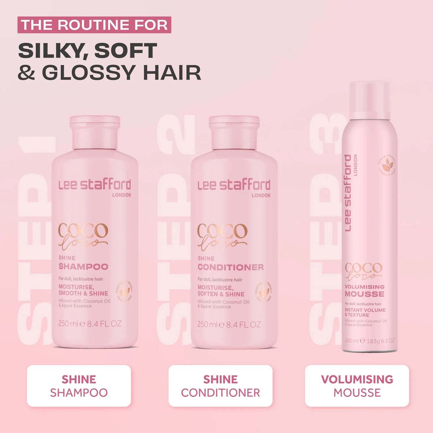 Lee Stafford Coco Loco Volumising Mousse 200ml