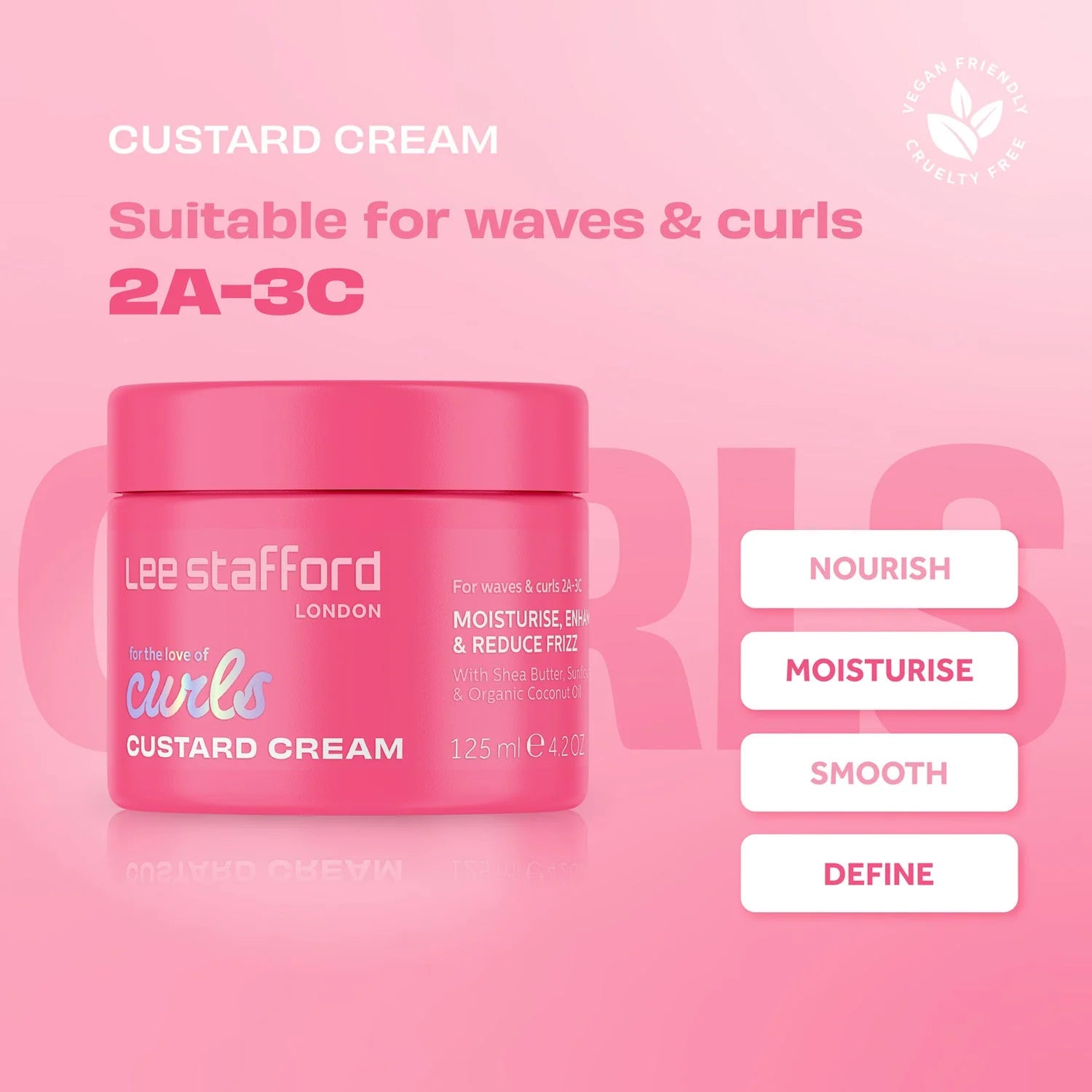 Lee Stafford For The Love Of Curls Custard Cream 125ml