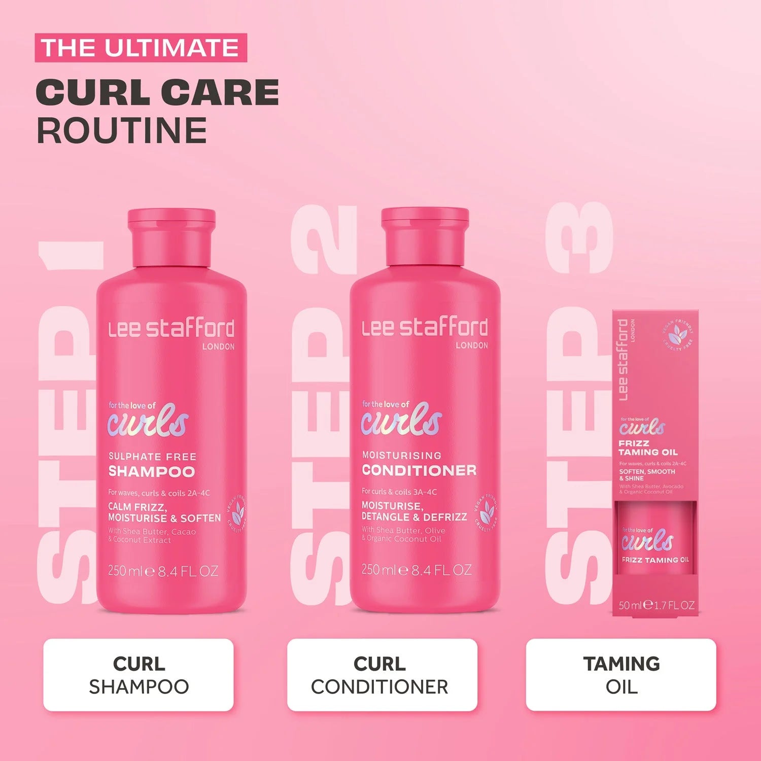 Lee Stafford For The Love Of Curls Frizz Taming Oil 50ml