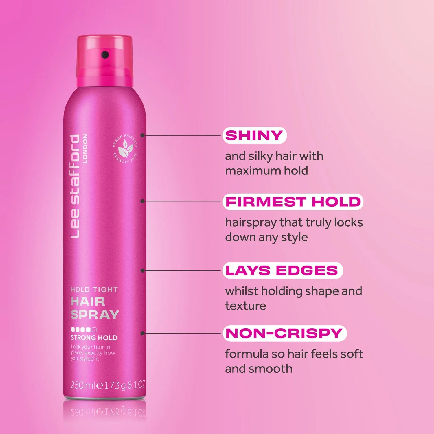 Lee Stafford Hold Tight Hairspray 250ml