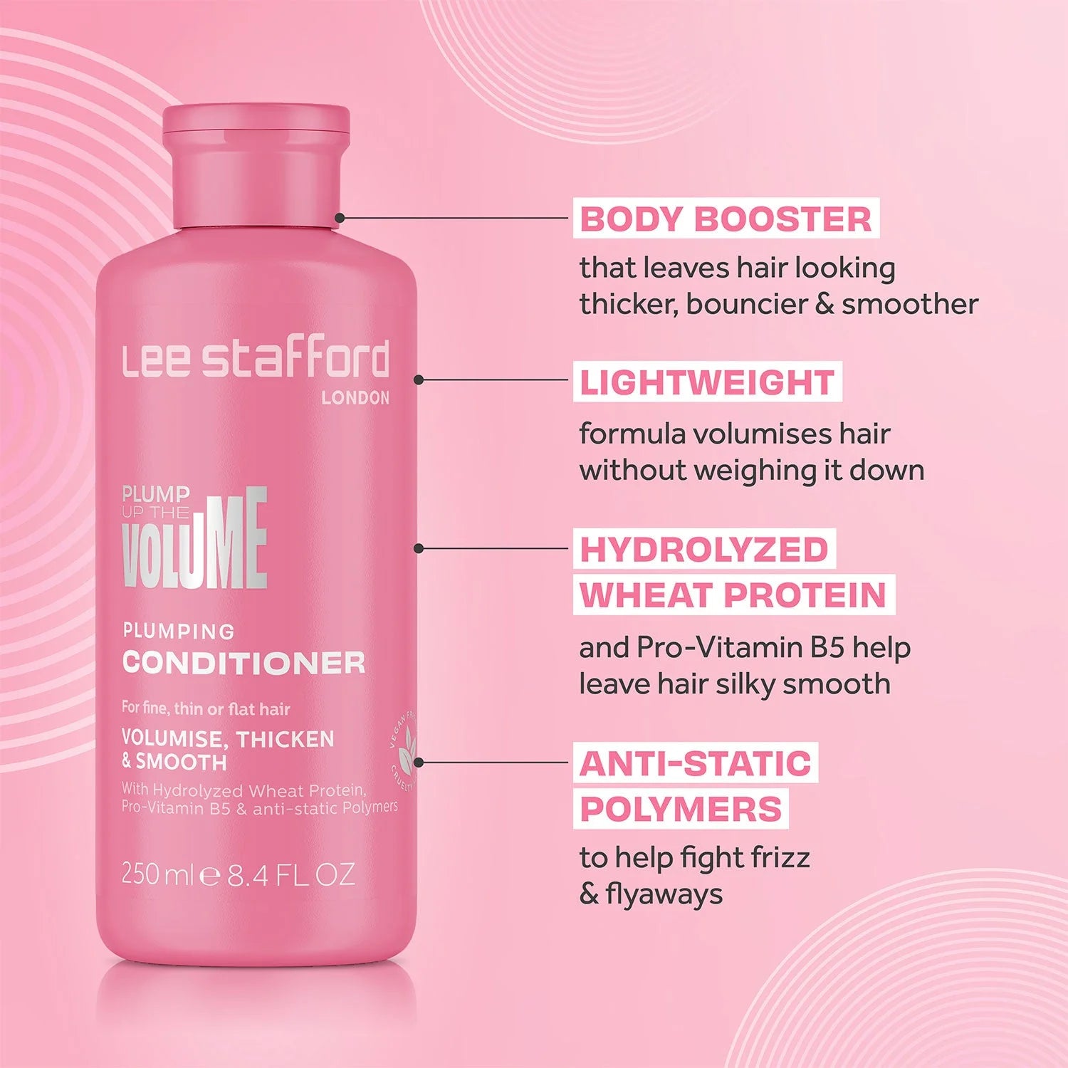 Lee Stafford Plump Up The Volume Plumping Conditioner 250ml