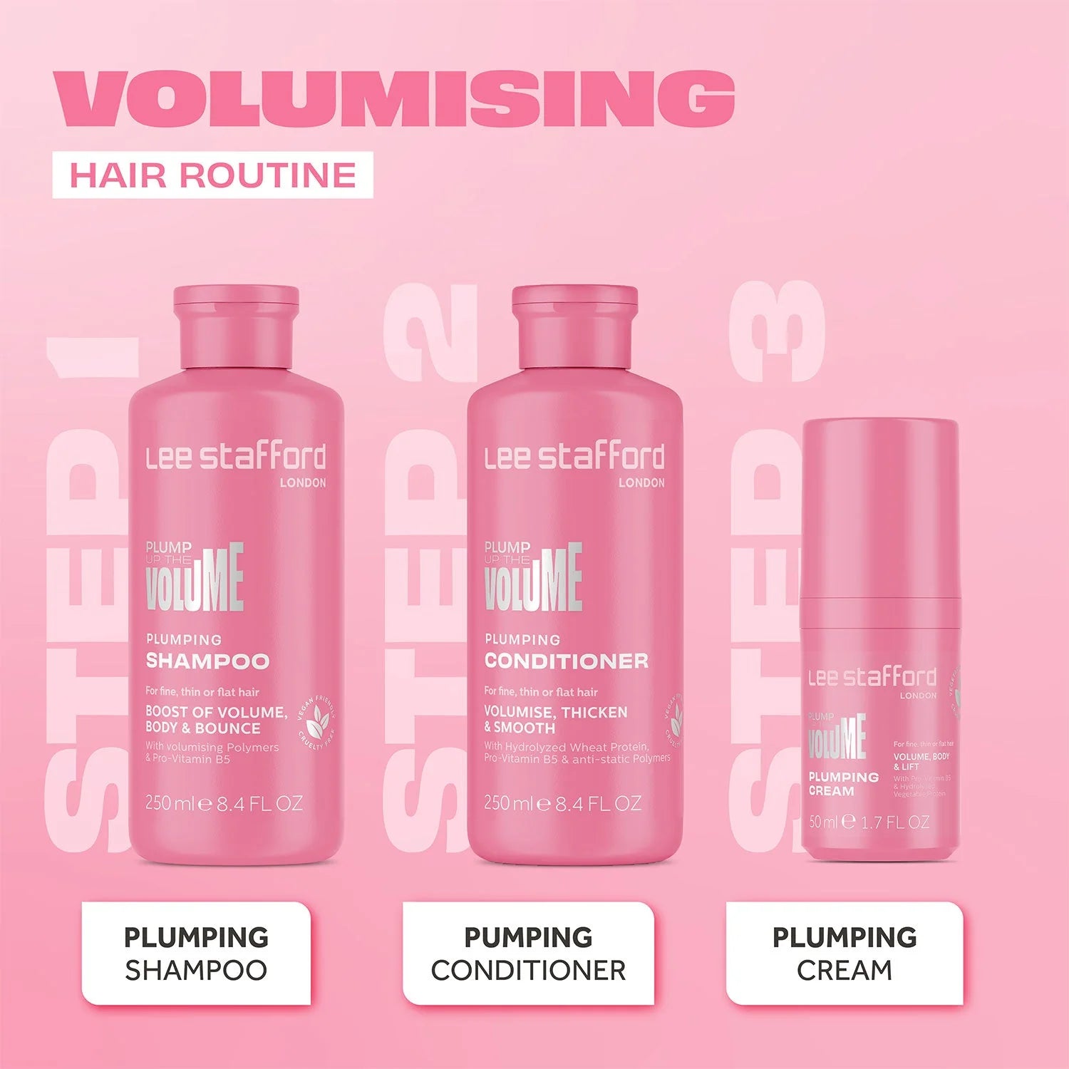 Lee Stafford Plump Up The Volume Plumping Cream 50ml