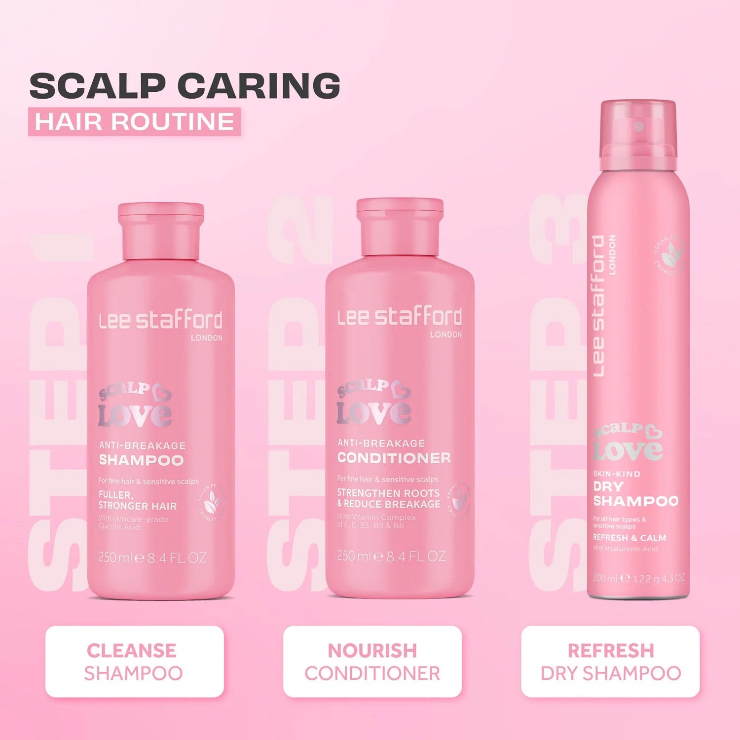 Lee Stafford Scalp Love Skin-Kind Dry Shampoo 200ml