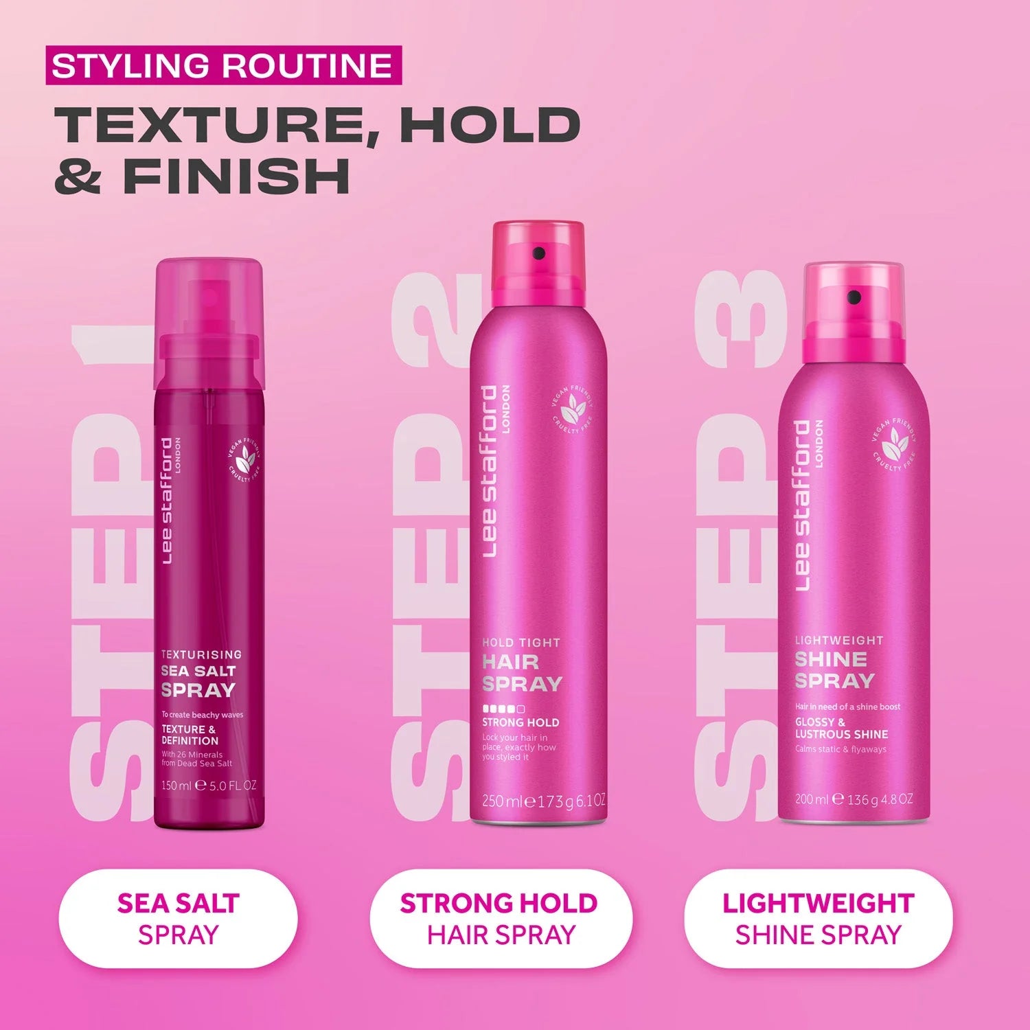 Lee Stafford Texturising Sea Salt Spray 150ml