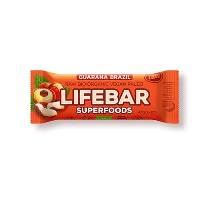Lifebar Organic Brazil Guarana 40g 1
