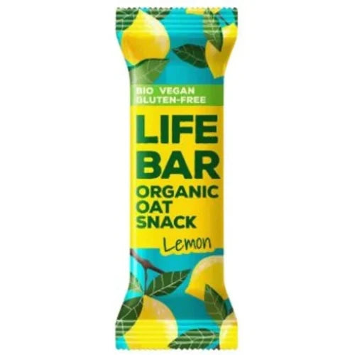 Lifebar Organic Oat & Lemon Snack Bar 40g