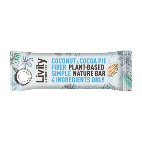 Livity Coconut & Cacao Pie Nature Bar 25g