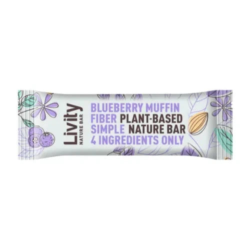Livity Nature Blueberry Muffin Bar 30g