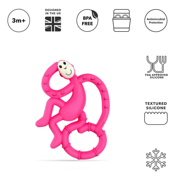 Matchstick Monkey Pink Mini Monkey Teether