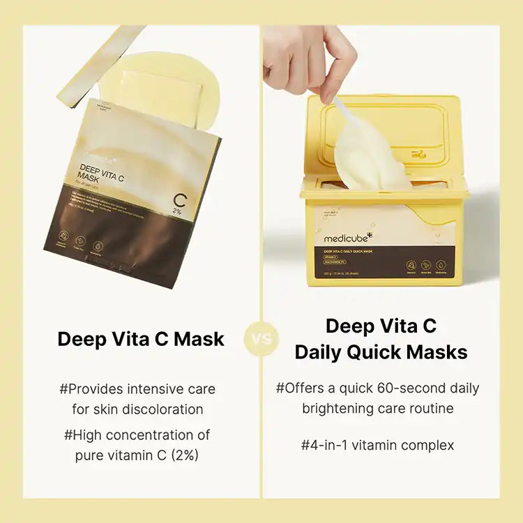 Medicube Deep Vita C Daily Quick Mask 30 Pcs
