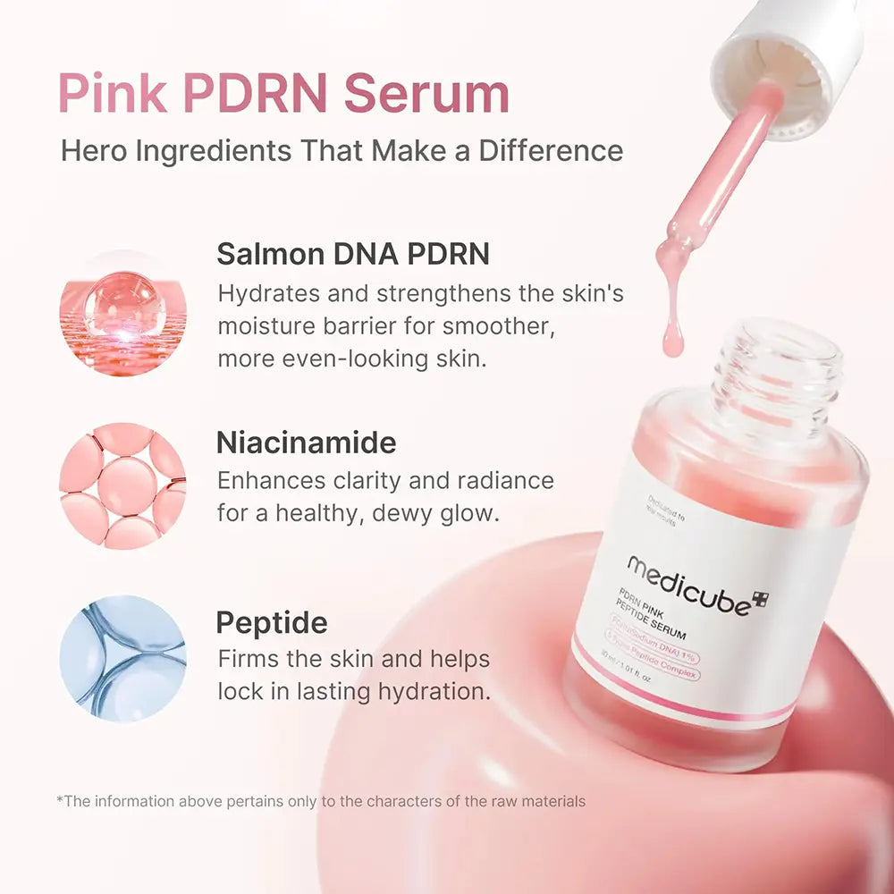 Medicube PDRN Pink Peptide Serum 30ml