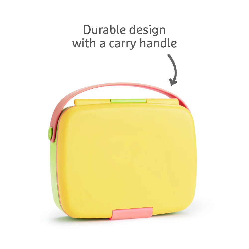 Munchkin Lunch™ Bento Box with Stainless Steel Utensils