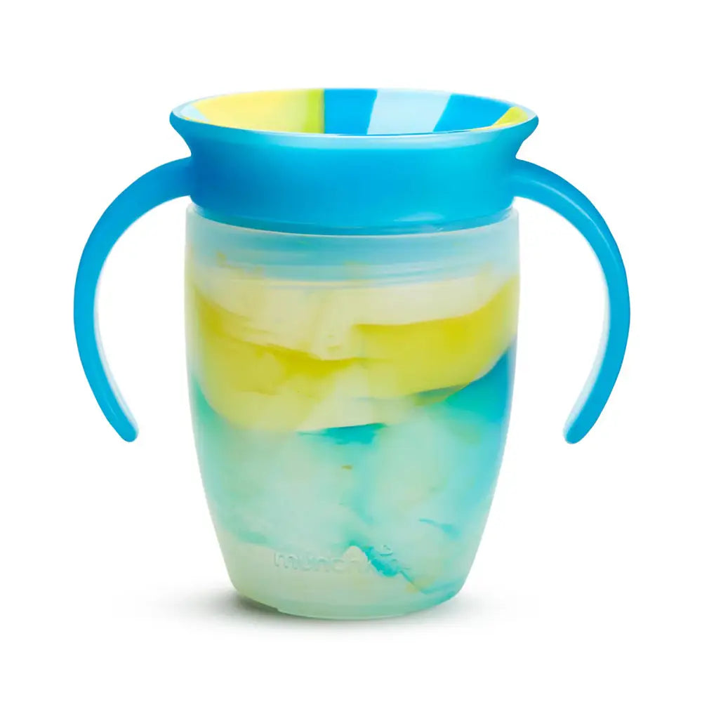 Munchkin Miracle 360° Tropical Swirl Trainer Cup Groovy Grasshopper