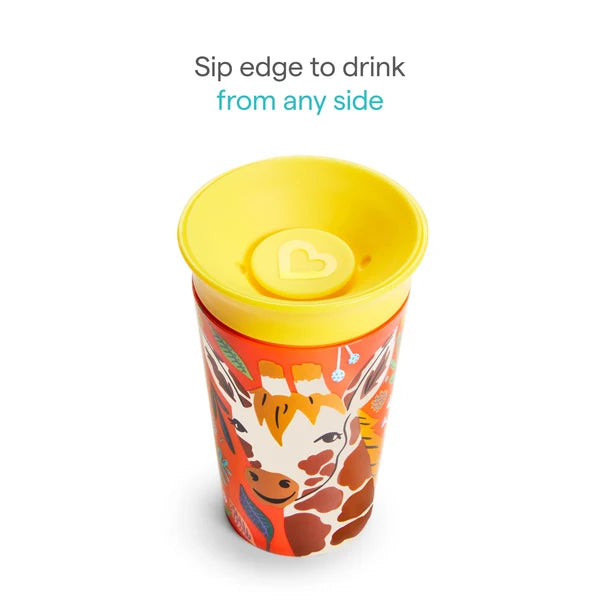 Munchkin Miracle WildLove 360° Sippy Cup, 9oz Giraffe
