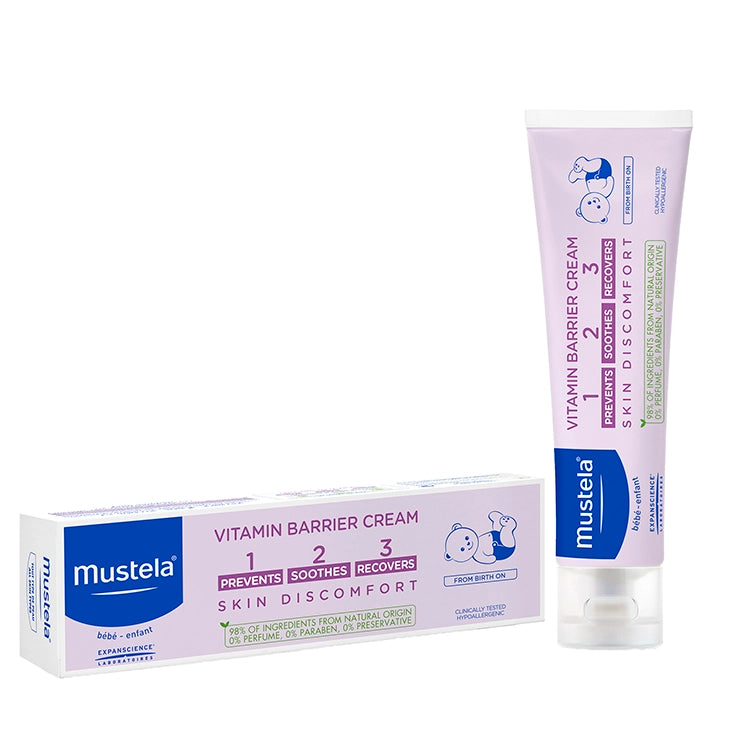 Mustela 1 2 3 Vitamin Barrier Cream 100ml