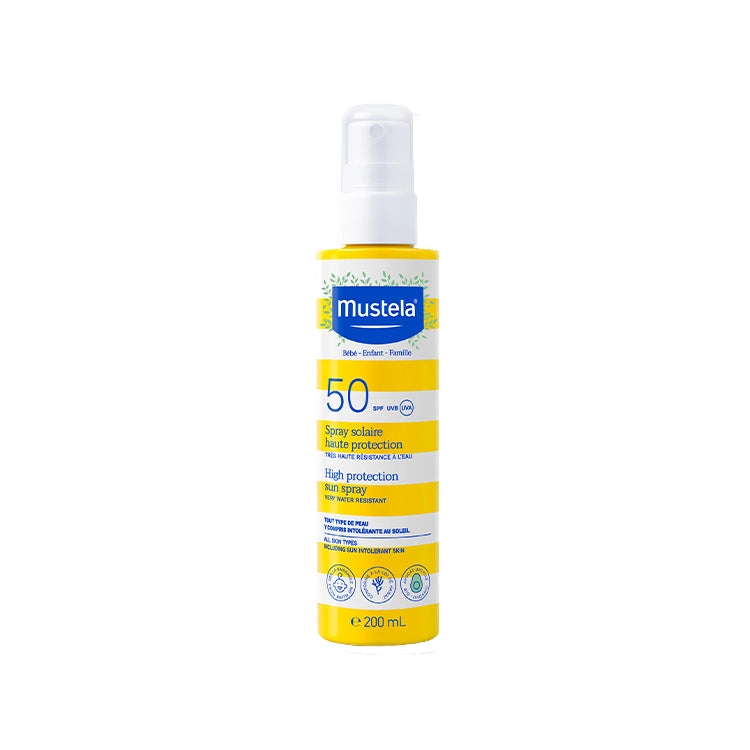 Mustela SPF50 High Protection Sunscreen Spray 200ml