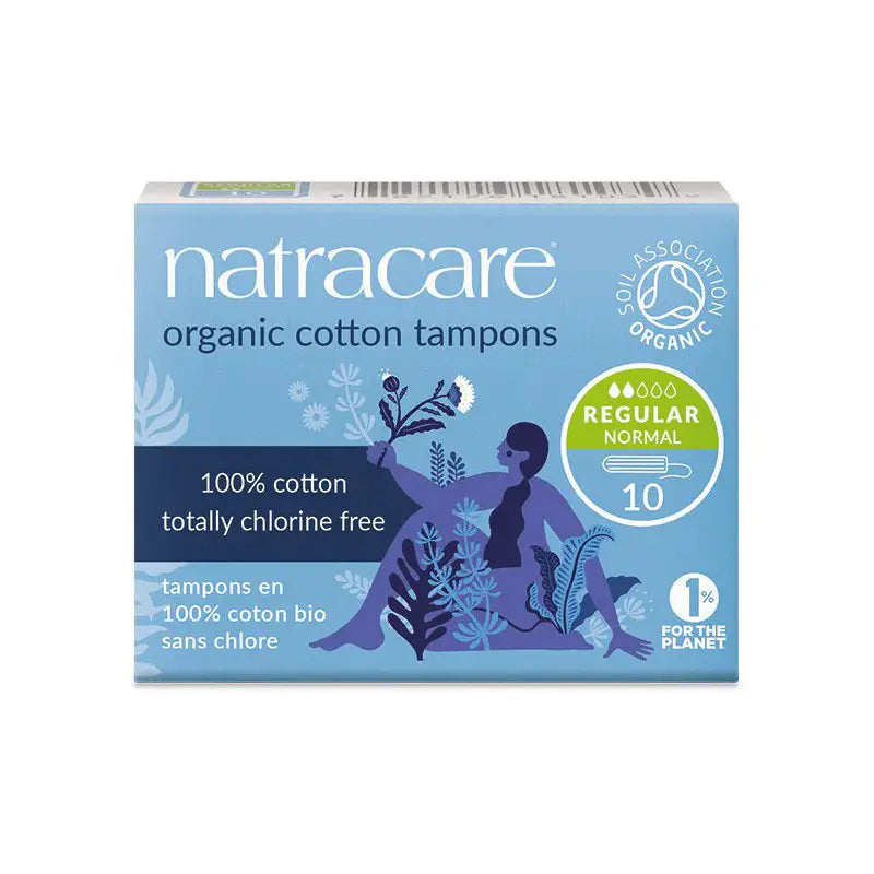 Natracare Organic Cotton Regular Tampons 10pcs